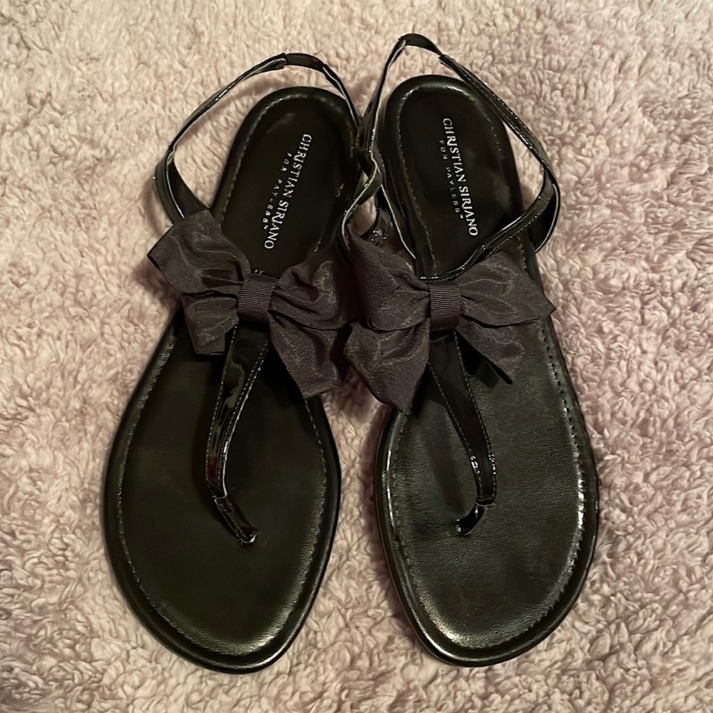 Size 12 black sandals